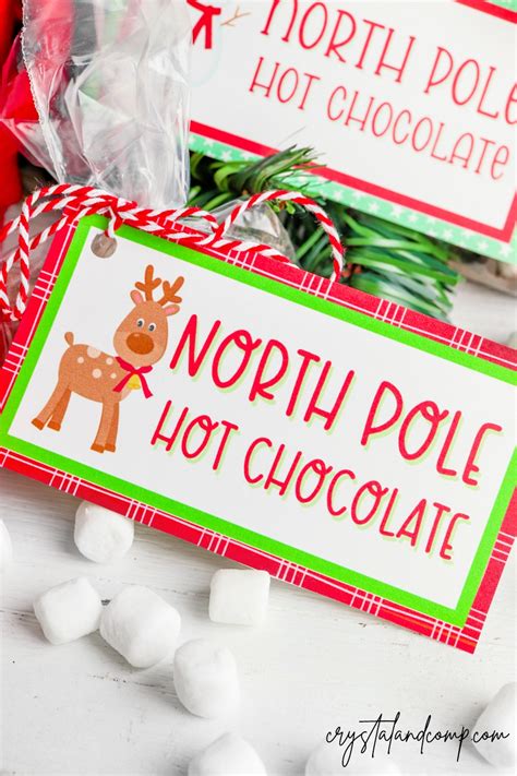 Elf Hot Chocolate Printable Crystalandcomp
