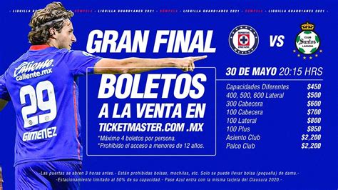 Final Liga Mx Boletos Para El Cruz Azul Vs Santos En Reventa