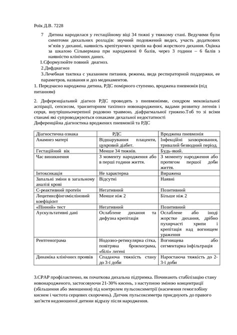 Задачи педиатрия 5 курс - Docsity