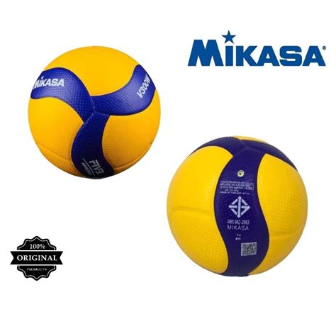 Jual Bola Voli Volley Ball Mikasa V300w V 300 W Bintik Original