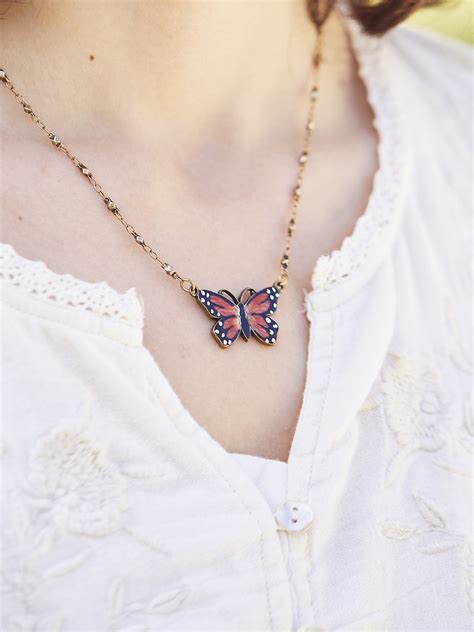 Monarch Butterfly Necklace Accessories Jewelry Beautiful Designs By