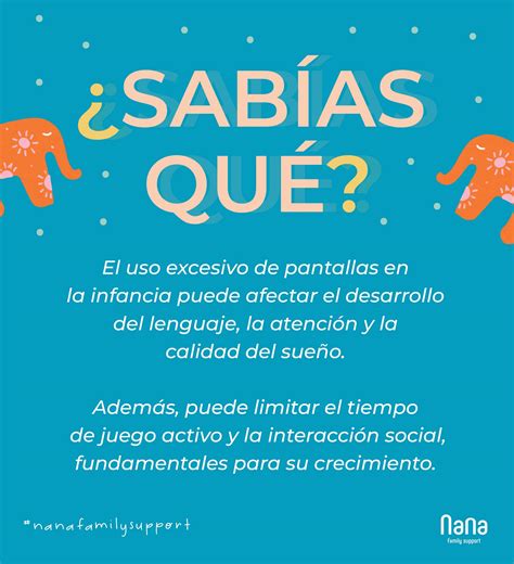 NaNa - ¿Sabías que…? 🔍 El uso excesivo de las pantallas puede impactar