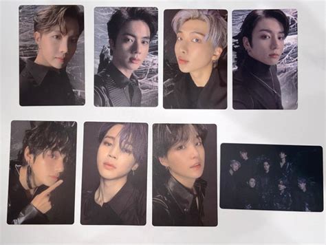 Bts Map Of The Soul Version Lomo Photocards Heart Sleeves Etsy