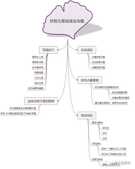 关于语文写作手法的思维导图第4页大山谷图库