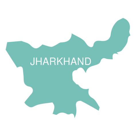 Jharkhand State Map PNG & SVG Design For T-Shirts