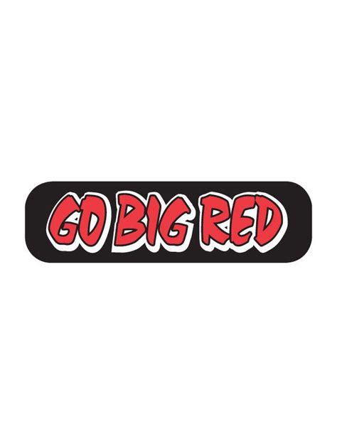 Go Big Red Logo - LogoDix