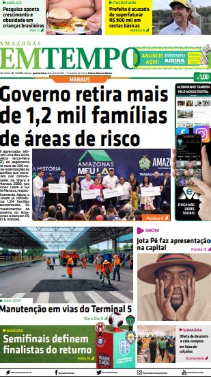 Jornal Em Tempo Quarta Feira 3 De Abril De 2024 Portal Em Tempo