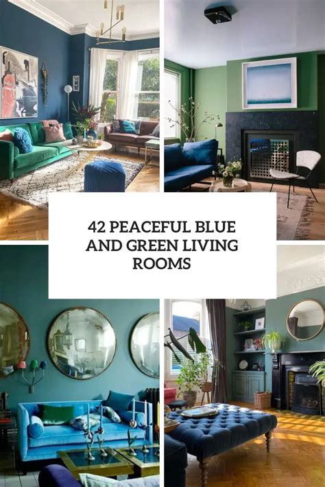 blue and green living room Archives - DigsDigs