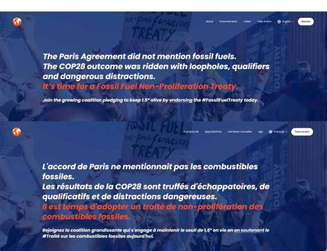 Fossil Fuels Treaty Traité Sur Les Combustibles Fossiles Easyblog