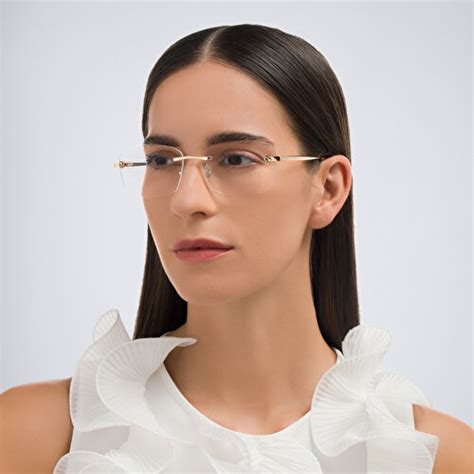 Order Cartier Panthère De Cartier Rimless Wide Eyeglasses Magrabi United Arab Emirates