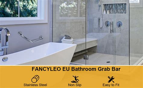 FANCYLEO EU Bathroom Grab Bar 500mm Stainless Steel Safety Support