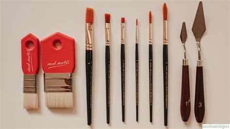 THE DIFFERENT TYPES OF PAINT BRUSHES; How to Choose the Right Brush ...