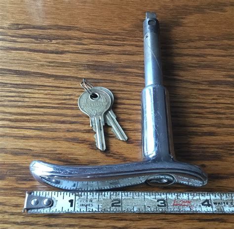 1928~1930 Chevrolet Door Handle W Logo Keys Vtg 1920s 30s Gm Nos Exterior Lock Ebay