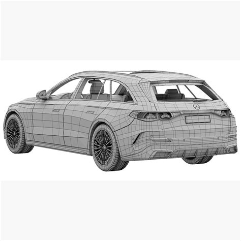 Mercedes Benz E Class Estate Modelo 3d Descargar Wagon Car On