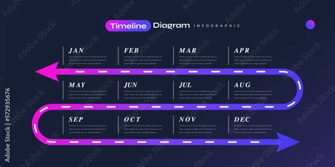 Modern and Colorful Infographic Design Template with Calendar and ...