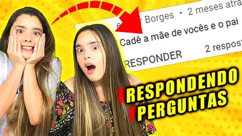 Respondendo Perguntas Dos Inscritos Youtube