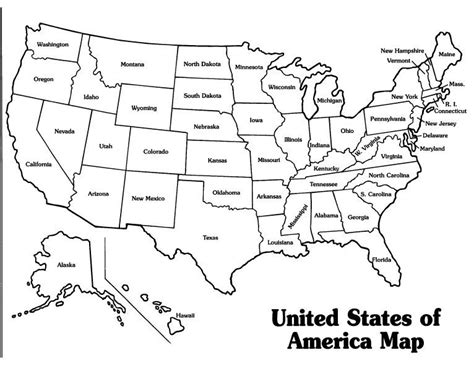 United States Map Study Guide – Interactive Map