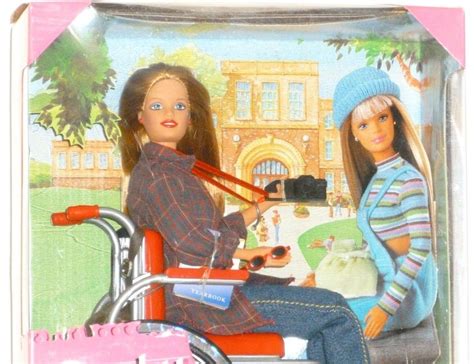 1998 Im The School Photographer Becky Barbie Doll In Wheelchair