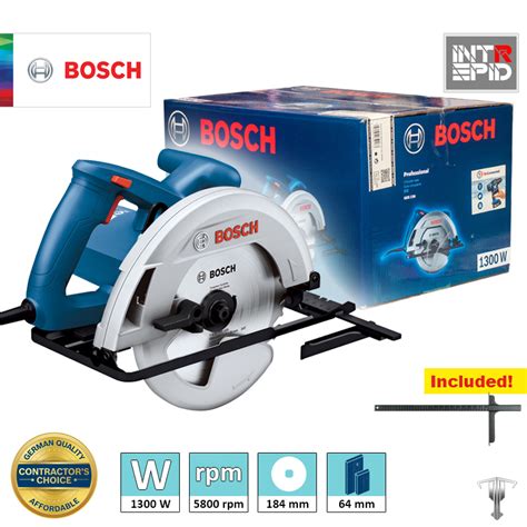 Bosch Gks 130 Professional 1300 W Circular Saw 184 Mm Contractor S Choice Shopee Philippines