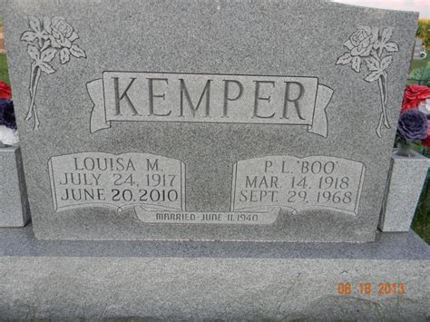 Louisa Maria Morrell Kemper 1917 2010 Homenaje De Find A Grave