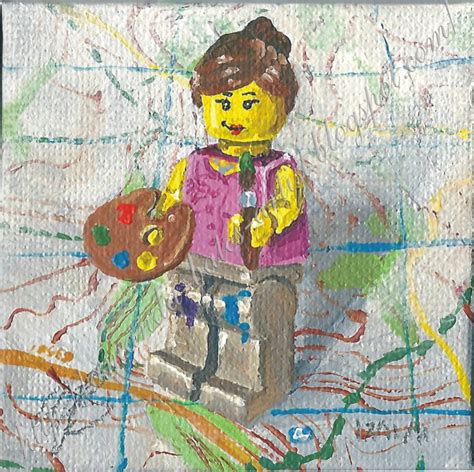 Amanda Bates Art Blog Lego Minifigures 18 Lady Artist