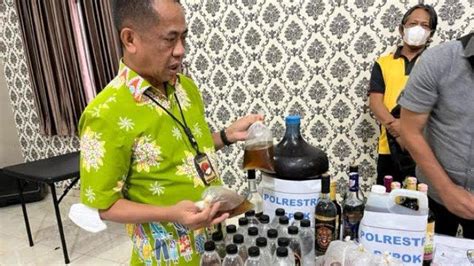 Sepekan Gelar Operasi Polisi Sita Ratusan Botol Miras Hingga Narkoba