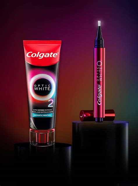 Colgate Optic White O2 Teeth Whitening Treatment Pen Colgate My