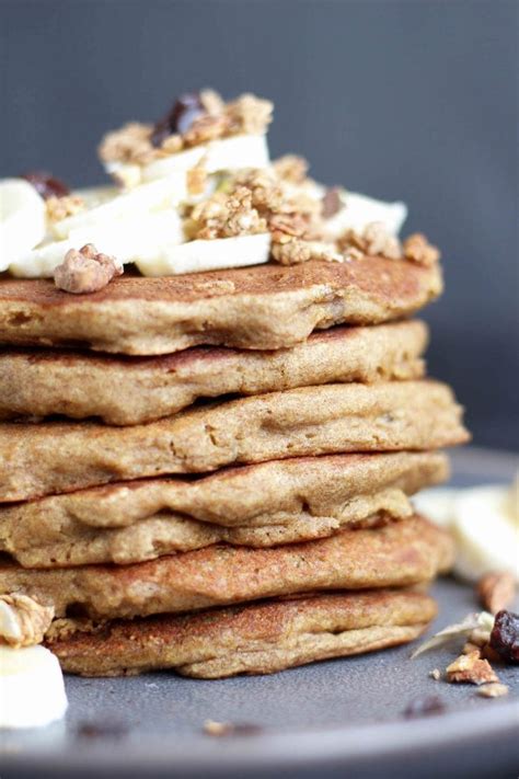 Vegan Gluten Free Banana Pancakes - The Conscientious Eater