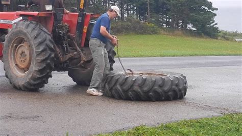 Tractor Tire Flat Repair Part 1 Youtube