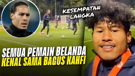 BERLATIH BARENG VAN DIJK Lihatlah Keseruan Bagus Kahfi Latihan