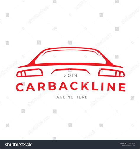 Back Car Outline Sign Your Project Stock Vector (Royalty Free ...