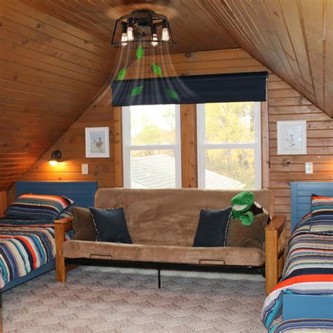 Farmhouse Caged Ceiling Fans with Lights and Remote | Claxy