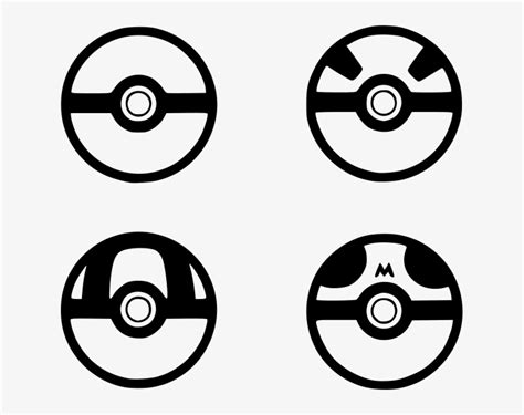 Pokeballs - Black And White Pokeball Tattoo - 629x570 PNG Download - PNGkit