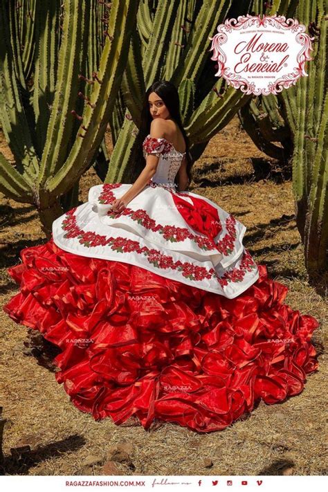 Venta vestidos de xv años rojos charros en stock