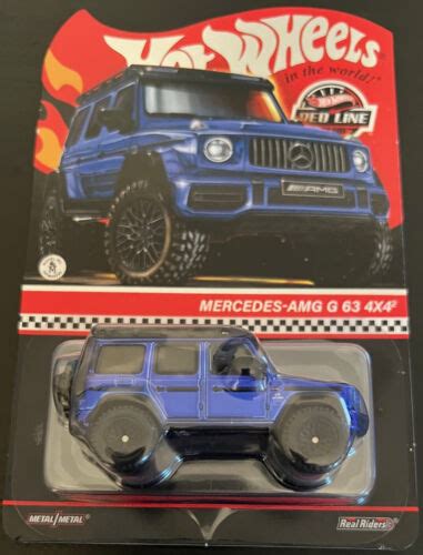 Hot Wheels 2024 Collectors RLC Mercedes Benz AMG 63 4x4² Blue G Wagon