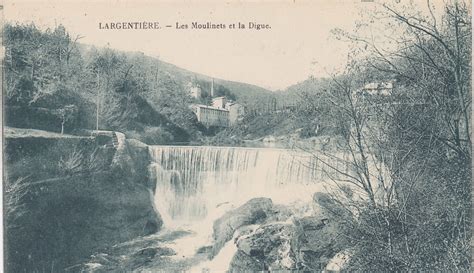 Largentière Largentière Le Moulinet et la digue Carte postale