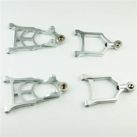 Cnc Alloy Front A Arm Kit For Hpi Rovan Km Baja B T Buggy Truck Ebay