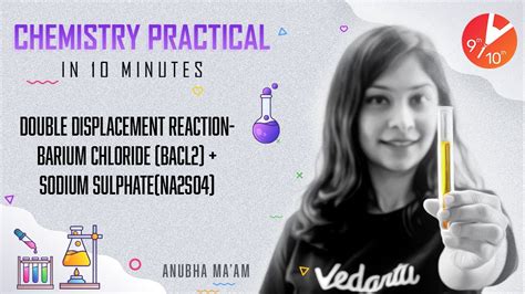 Double Displacement Reaction Barium Chloride Bacl2 Sodium Sulphate Na2so4 🧪 Vedantu 9