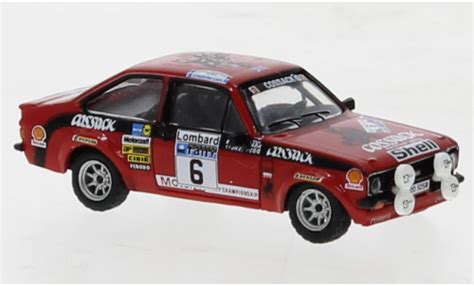 Modellino In Miniatura Ford Escort Minichamps Mk Ii Rs No