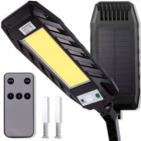 LAMPA SOLARNA ULICZNA LATARNIA 120LED COB UCHWYT 5907783081873