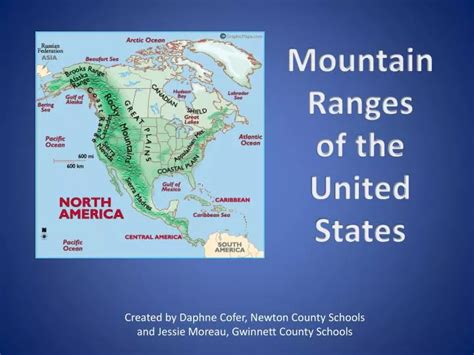 Map Of Usa Mountain Ranges – Topographic Map of Usa with States