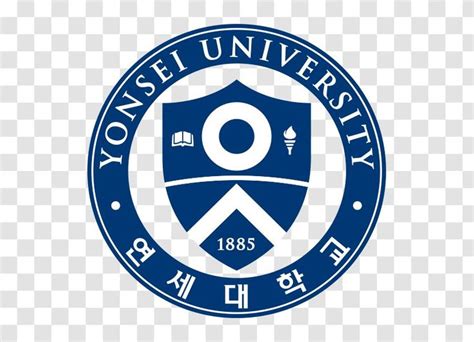 The Yonseet University Seal Is Shown On A Transparent Background With