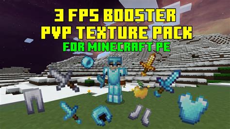 Fps Booster Pvp Texture Pack For Mcpe Youtube