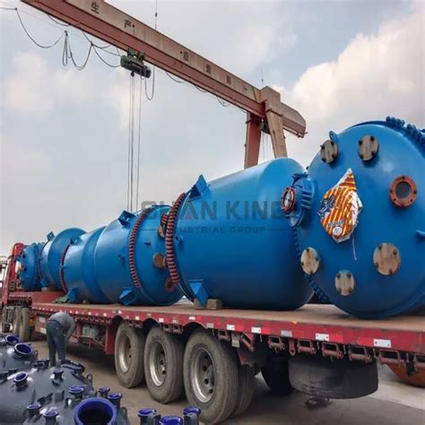 K Ae Type 3000L Glass Lined Industrial Enamel Chemical Reactor