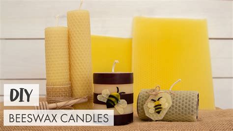 Diy Tutorial Beeswax Candles Candele Cera D Api Kerzen Aus