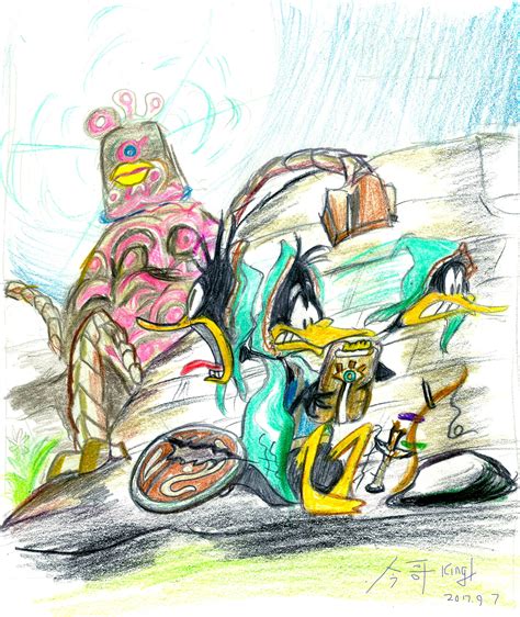 Daffy Duck Sketch at PaintingValley.com | Explore collection of Daffy ...