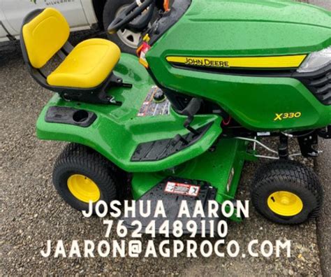 2023 John Deere X330 In Jasper Ga Usa