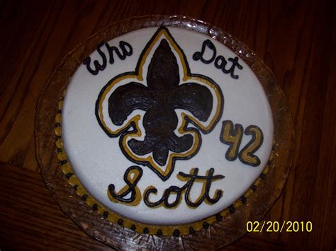 27 Exclusive Photo Of Saints Birthday Cake