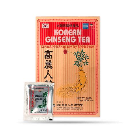 Trà Sâm Korean Ginseng Tea 3g X 100 Gói Siêu Thị Luxy