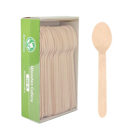 Mm Compostable Wooden Disposable Spoon From China Manufacturer